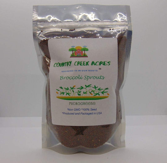 Non-Gmo Broccoli Seeds for Sprouting Sprouts Microgreens - Broccoli Sprouts 2Oz